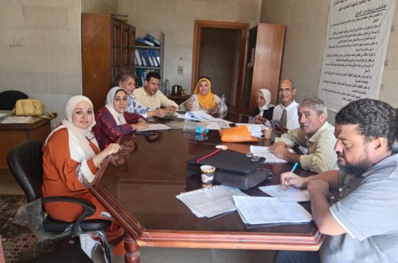 ورشة عمل إعداد الدراسة الذاتية لبرنامج إدارة الأعمال